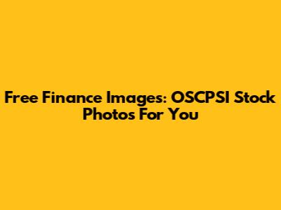 Free Finance Images: OSCPSI Stock Photos For You