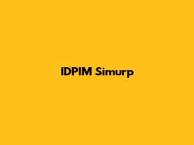 IDPIM Simurp