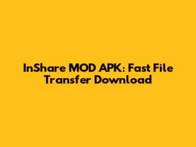 InShare MOD APK: Fast File Transfer Download