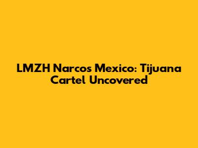 LMZH Narcos Mexico: Tijuana Cartel Uncovered