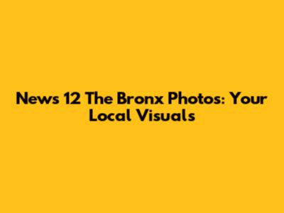 News 12 The Bronx Photos: Your Local Visuals