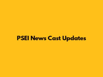 PSEI News Cast Updates