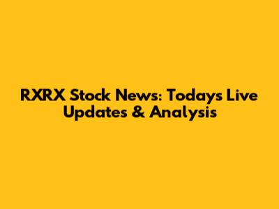 RXRX Stock News: Today's Live Updates & Analysis